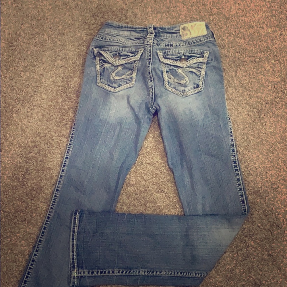 Silver jeans
